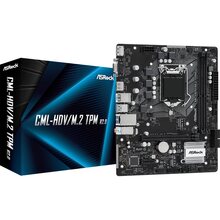 Материнская плата ASROCK CML-HDV/M.2 TPM