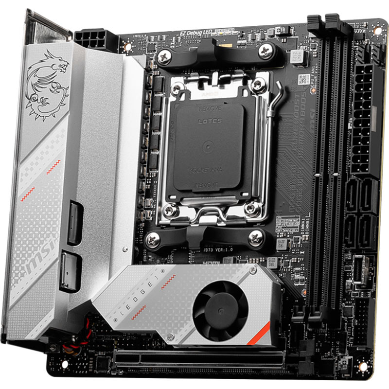 Материнская плата MSI MPG B650I EDGE WIFI Назначение для настольного компьютера