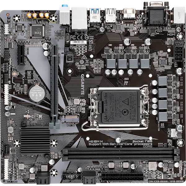 Материнская плата GIGABYTE H610M H Сокет Intel 1700