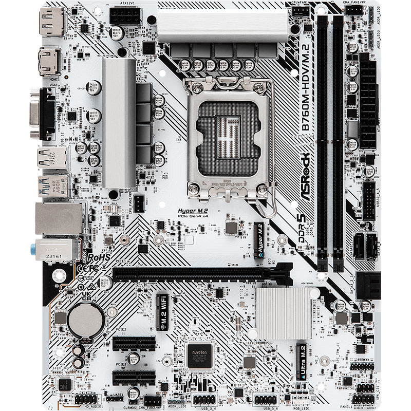 Материнська плата ASROCK B760M-HDV/M.2 Материнська плата ASROCK B760M-HDV/M.2