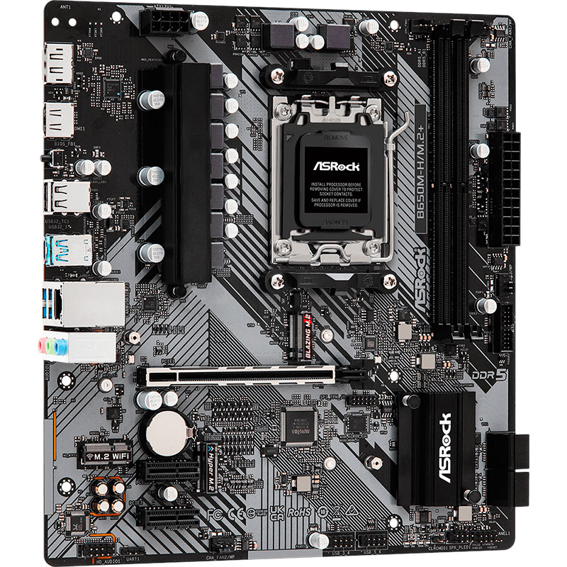 Материнська плата ASROCK B650M-H/M.2+ Сокет AMD AM5