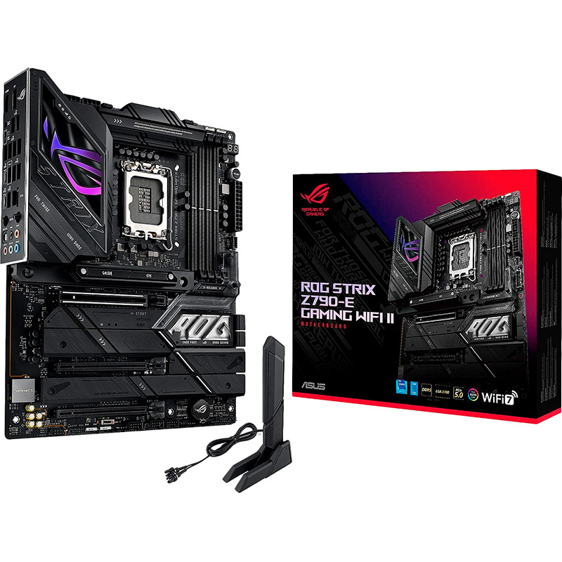 Внешний вид Материнская плата ASUS ROG STRIX Z790-E GAMING WIFI II (90MB1FC0-M0EAY0)