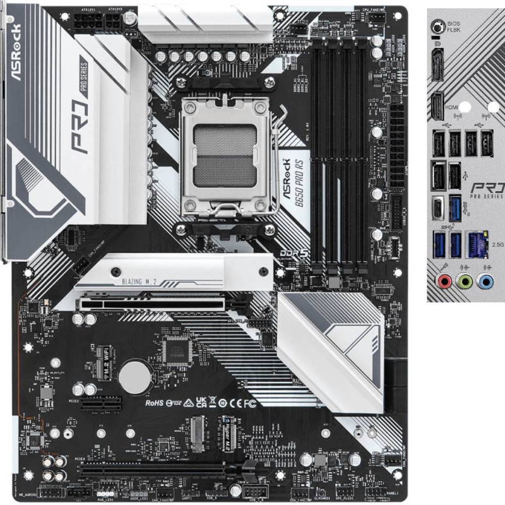 Материнская плата ASROCK B650M PRO RS Назначение для настольного компьютера