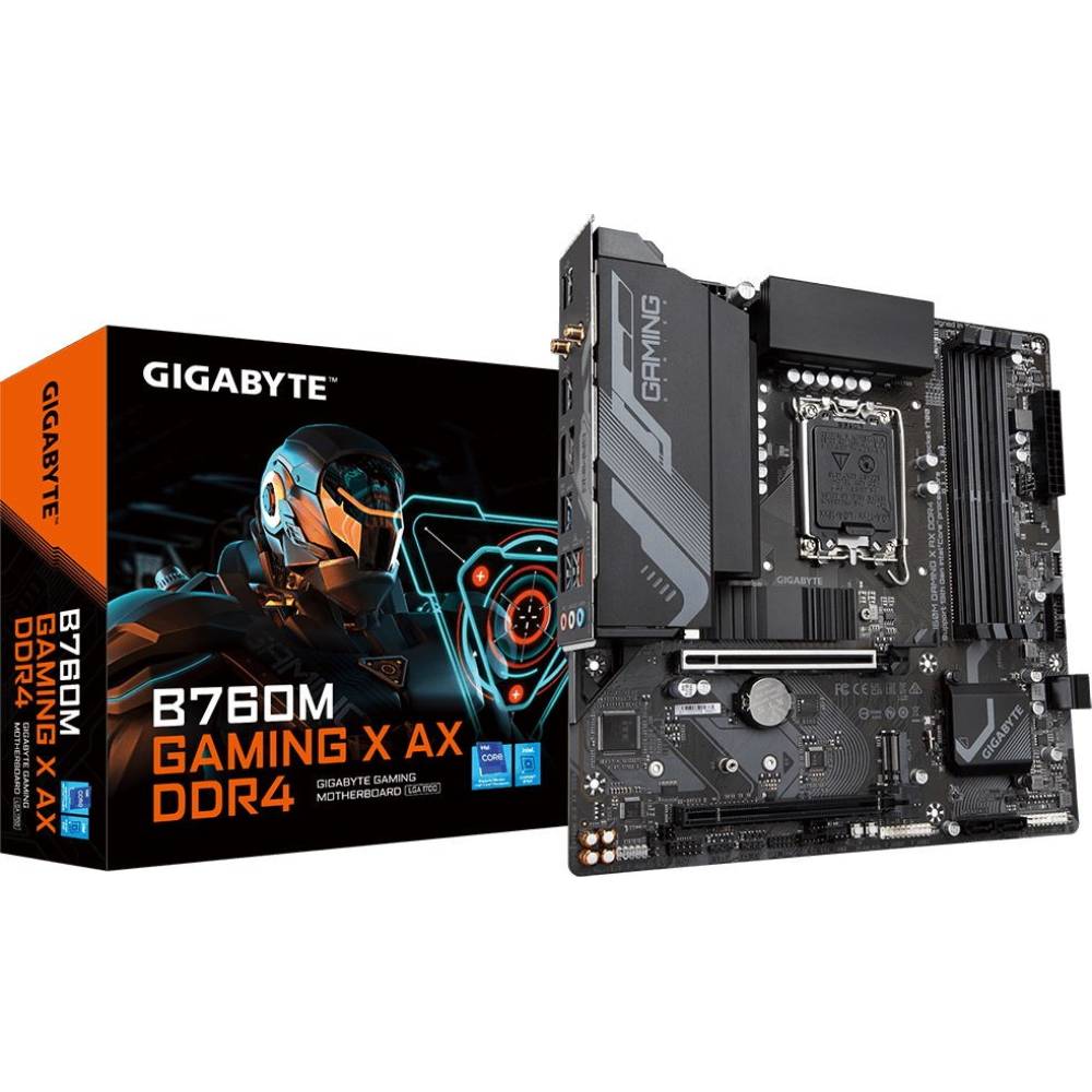 Материнская плата GIGABYTE B760M GAMING X AX Поддерживаемые процессоры Intel Core, Pentium Gold, Celeron