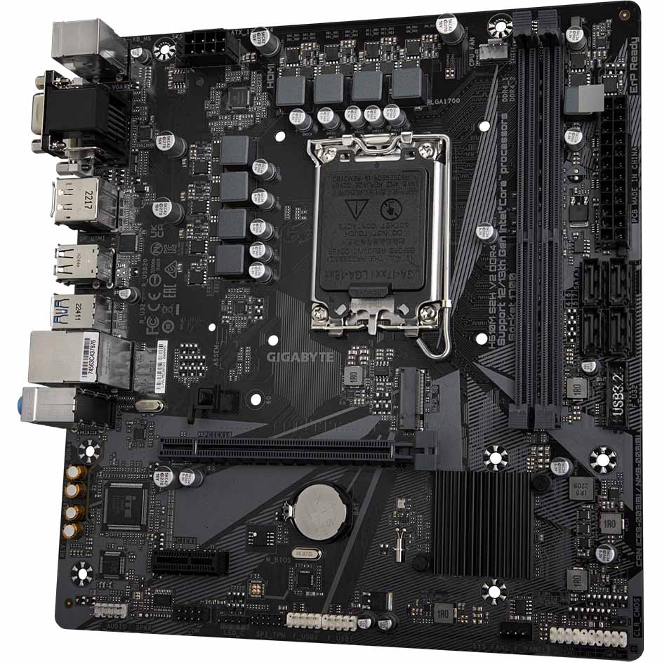 Материнська плата GIGABYTE H610M S2H s1700 mATX Сокет Intel 1700