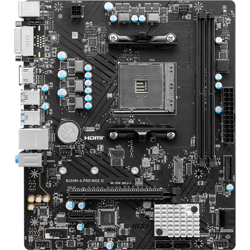 Материнская плата MSI B450M-A PRO MAX II (911-7C52-036)