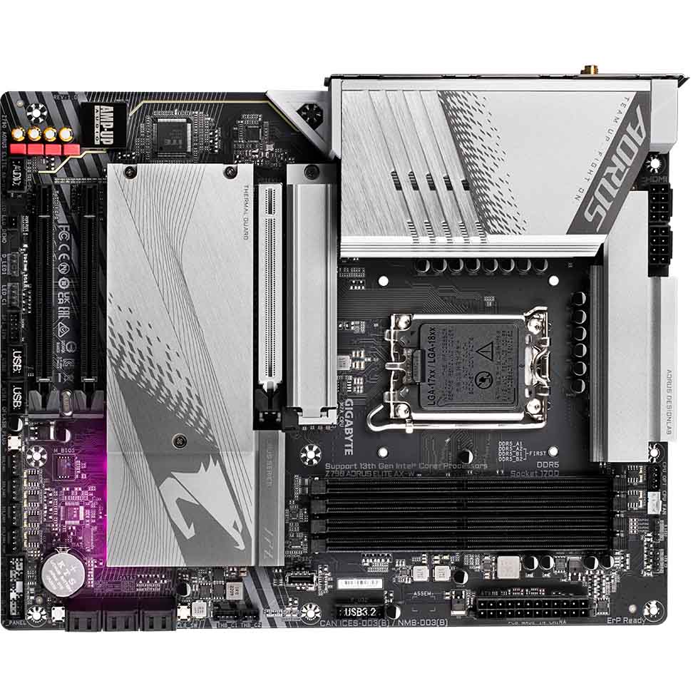 Материнская плата GIGABYTE Z790 AORUS ELITE AX-W s1700 ATX Назначение для настольного компьютера