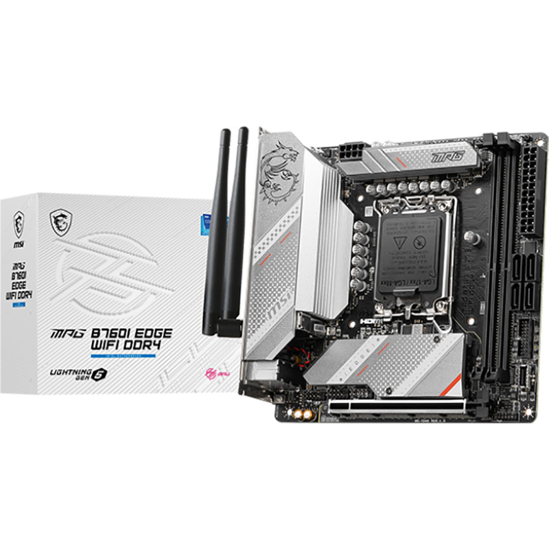 Зовнішній вигляд Материнська плата MSI MPG B760I EDGE WIFI (911-7D40-005)