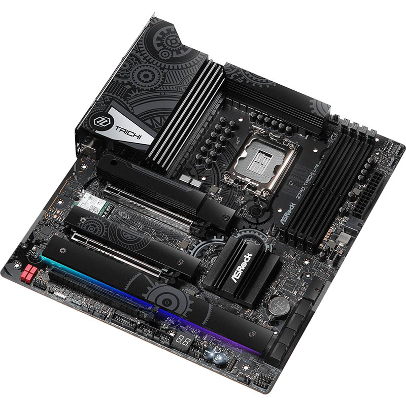 Материнская плата ASROCK Z790 TAICHI LITE Поддерживаемые процессоры 14-е, 13-е, 12-е Gen Intel Core Processors (LGA1700)