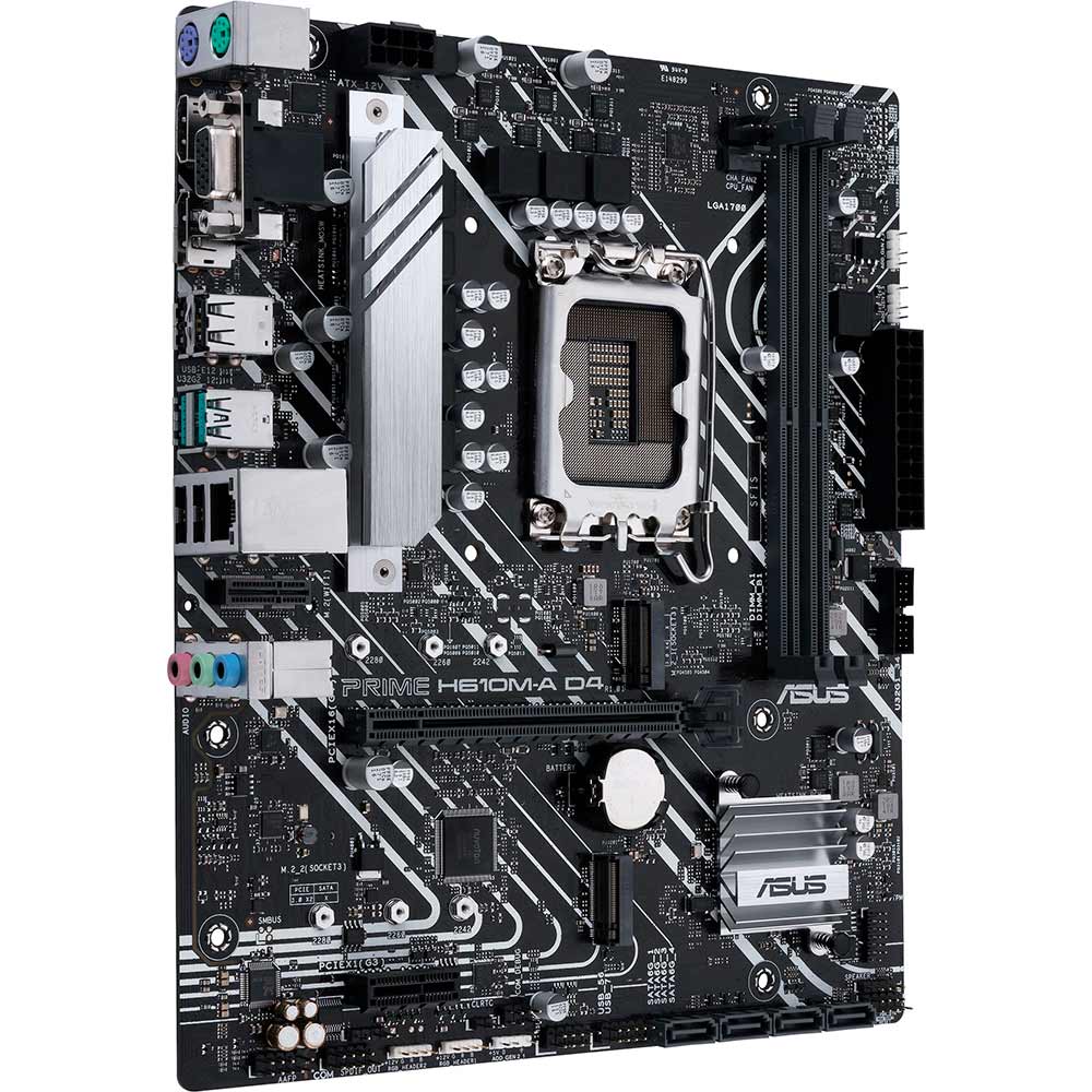 Материнская плата ASUS PRIME H610M-A-CSM (90MB1G20-M0EAYC) Назначение для настольного компьютера