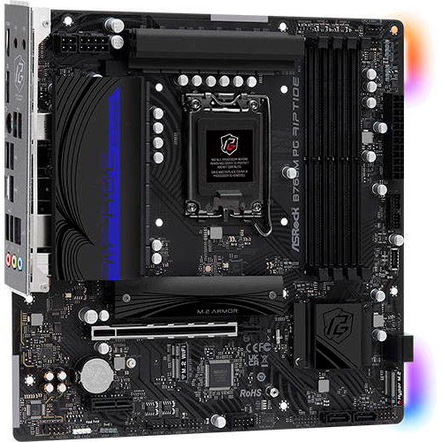 Материнская плата ASROCK B760M PG RIPTIDE Назначение для настольного компьютера