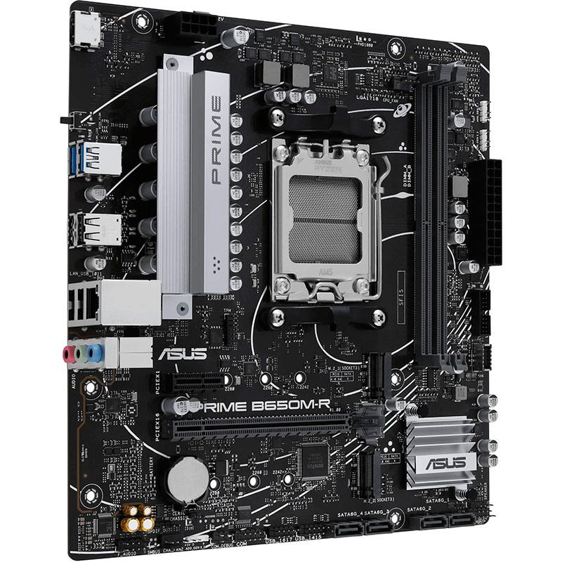 Материнская плата ASUS PRIME B650M-R sAM5 mATX (90MB1H30-M0EAY0) Чипсет AMD B650