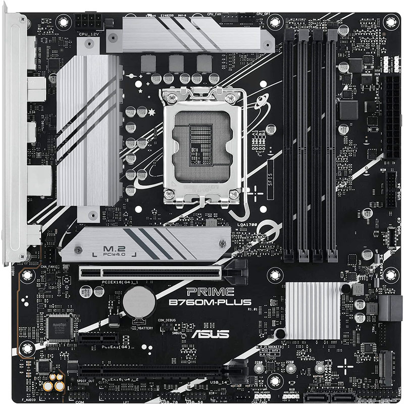 Материнская плата ASUS PRIME B760M-PLUS s1700 mATX (90MB1GY0-M0EAY0)