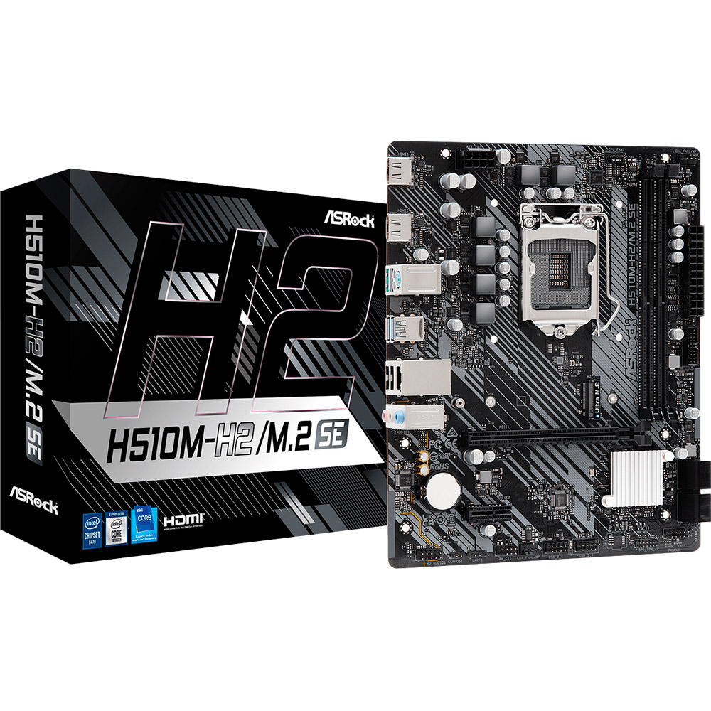 Материнська плата ASROCK H510M-H2/M.2 SE s1200 H470 mATX Чіпсет Intel H470