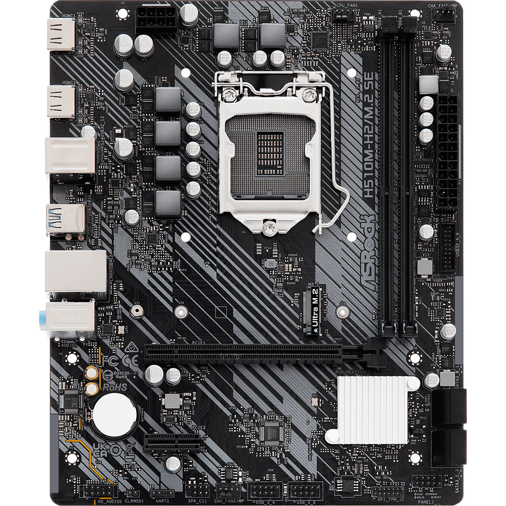 Материнська плата ASROCK H510M-H2/M.2 SE s1200 H470 mATX