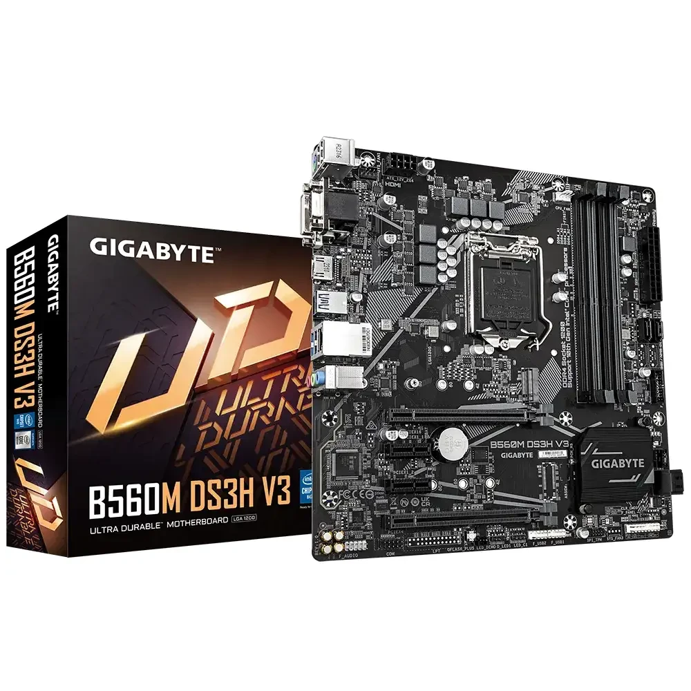 Материнская плата GIGABYTE B560M DS3H V3 Чипсет Intel H470