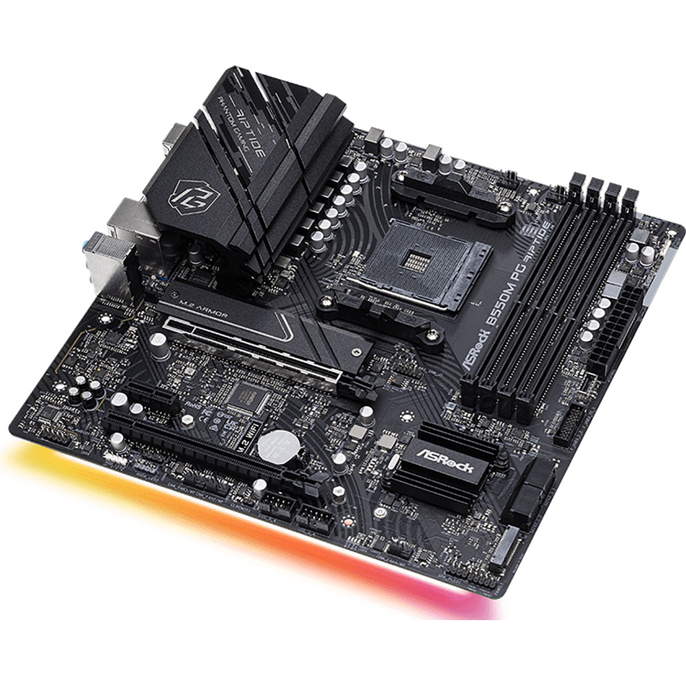 Материнська плата ASROCK B550M PG Riptide Сокет AMD AM4