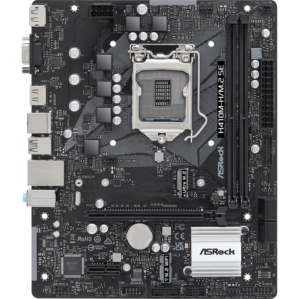 Материнська плата ASROCK H410M-H/M.2 SE