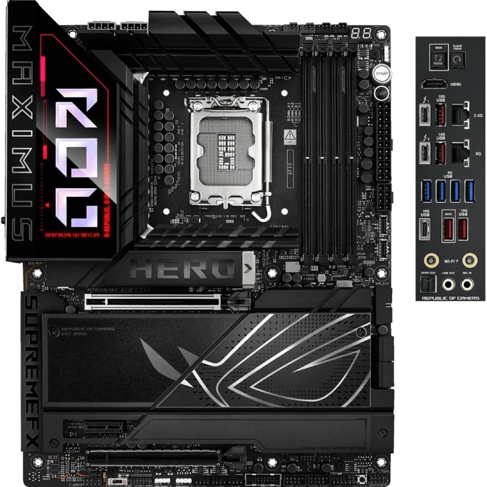 Материнська плата ASUS ROG MAXIMUS Z890 HERO (90MB1ID0-M0EAY0) Роз'ємів на задній панелі USB 4 Gen 3 x 2 Type-C  2