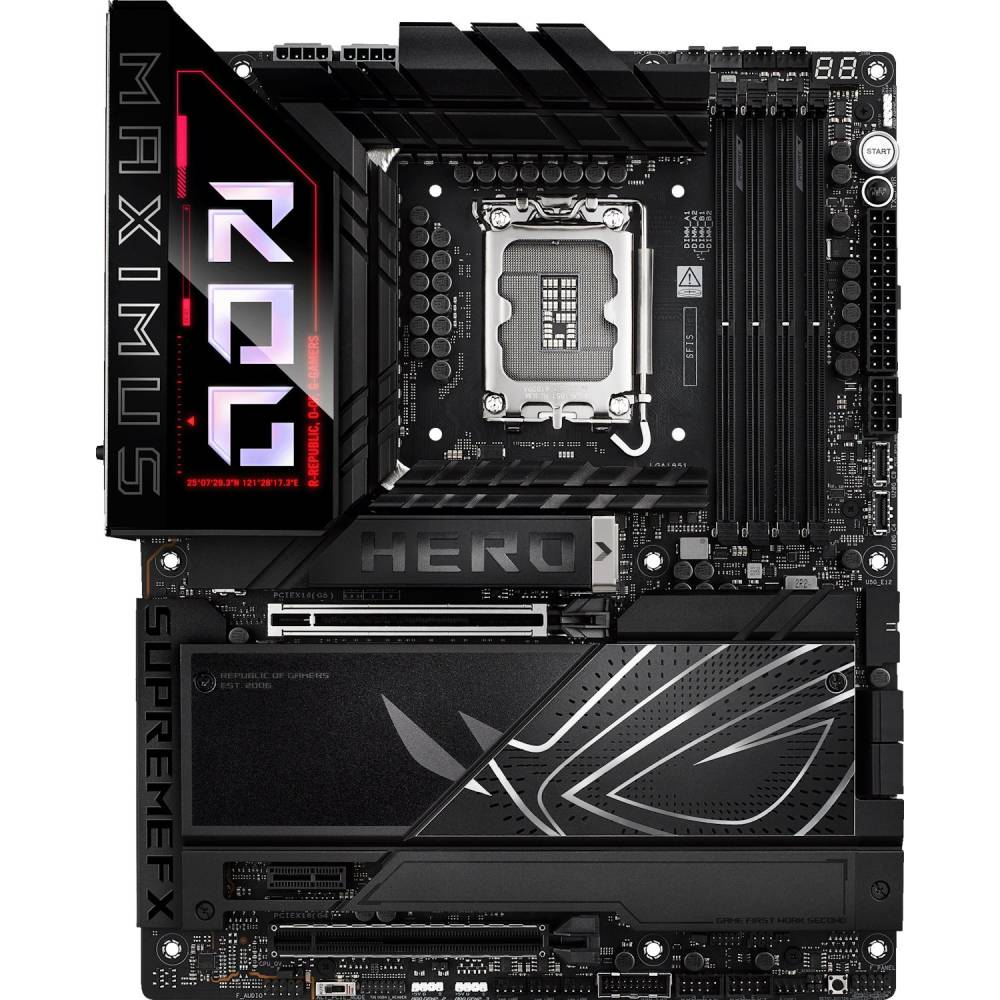 Материнская плата ASUS ROG MAXIMUS Z890 HERO (90MB1ID0-M0EAY0) Назначение для настольного компьютера