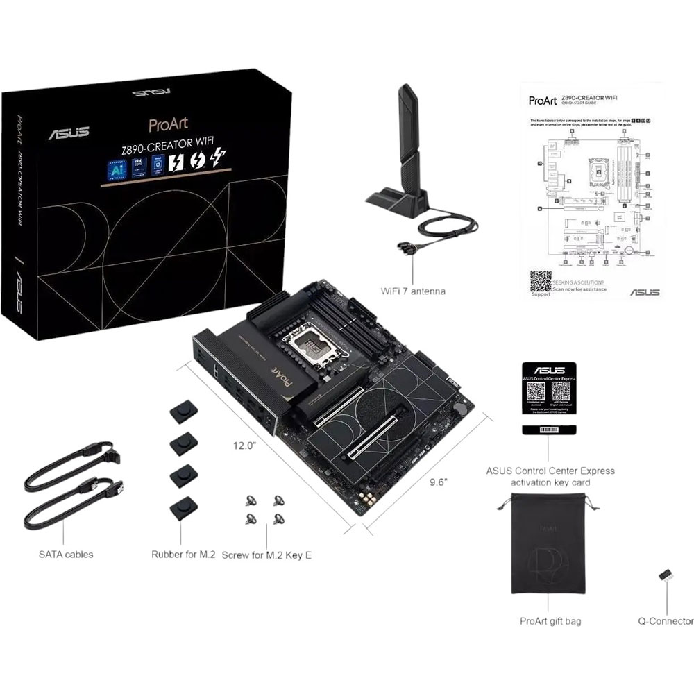 Заказать Материнська плата ASUS PROART Z890-CREATOR WIFI (90MB1JD0-M0EAY0)