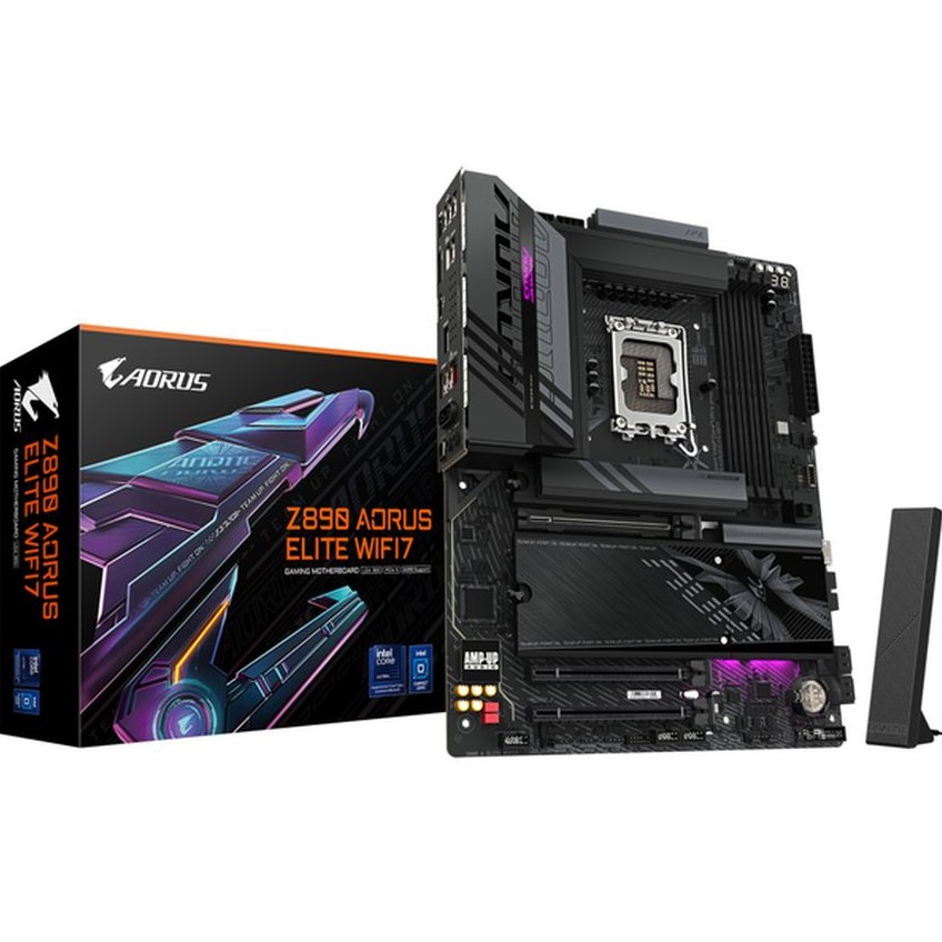 Зовнішній вигляд Материнська плата GIGABYTE AORUS Z890 A ELITE WIFI7