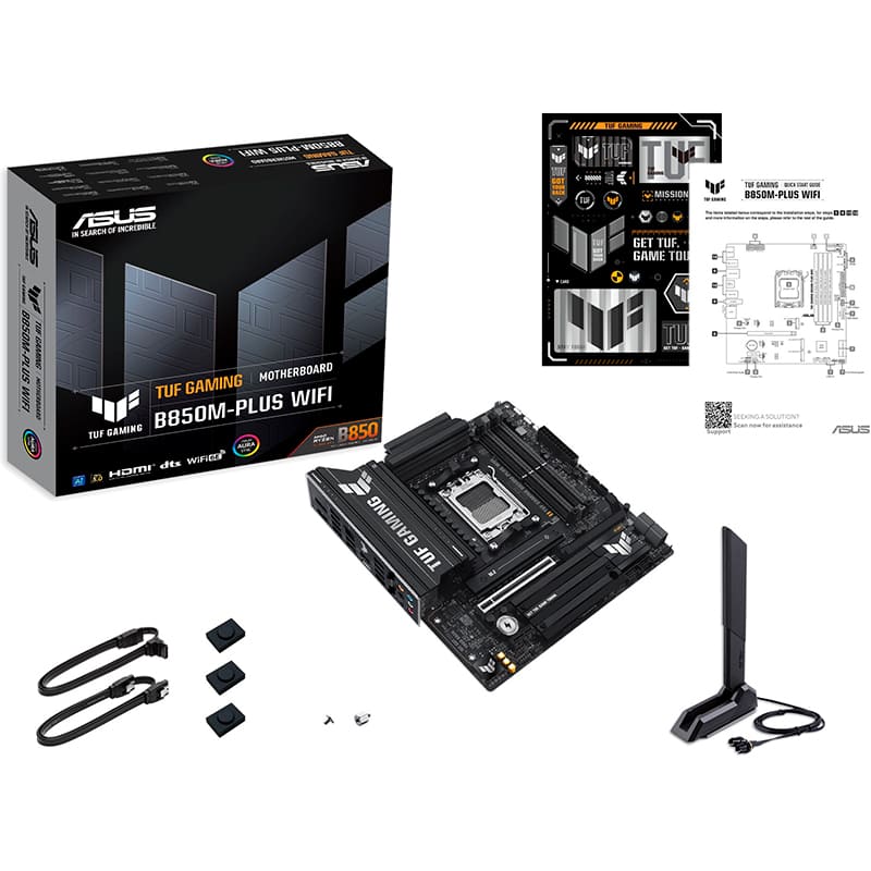 Материнская плата ASUS TUF GAMING B850M-PLUS WIFI (90MB1IY0-M0EAY0) Разъемов на задней панели USB 4 Gen 3 x 2 Type-C  1