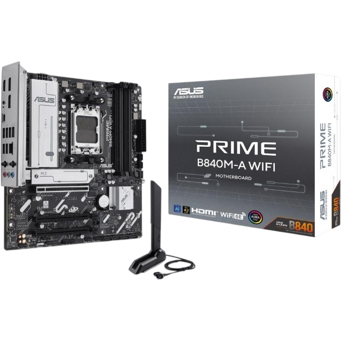 Материнська плата ASUS PRIME B840M-A WIFI (90MB1J20-M0EAY0) Принзначення для настільного комп'ютера