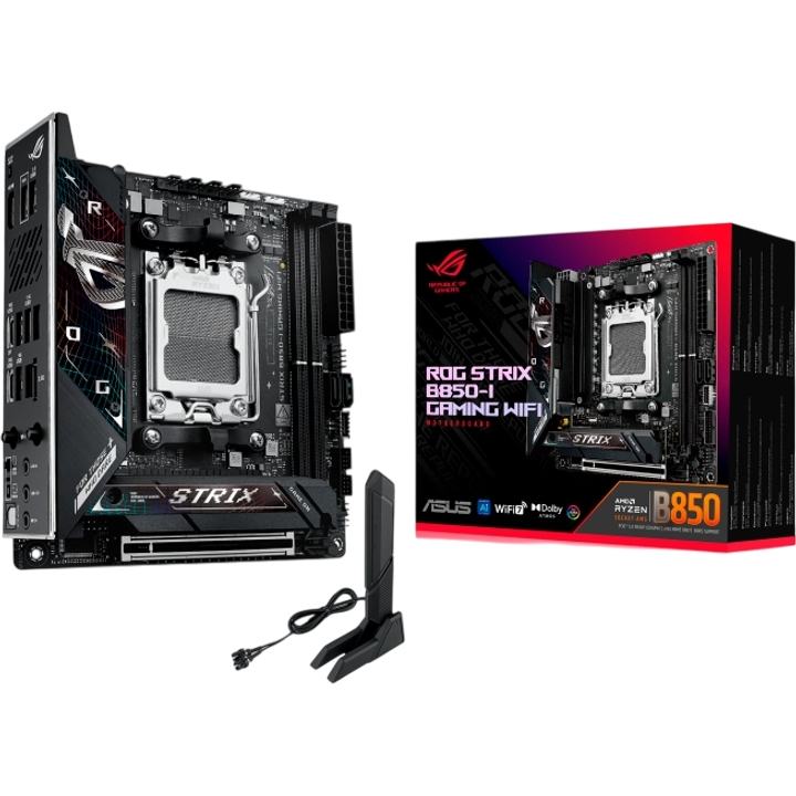 Материнська плата ASUS ROG STRIX B850-I GAMING WIFI (90MB1K30-M0EAY0) Сокет AMD AM5