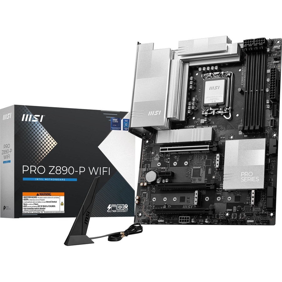 Материнська плата MSI PRO Z890-P WIFI Роз'ємів на задній панелі USB 4 Gen 3 x 2 Type-C  1