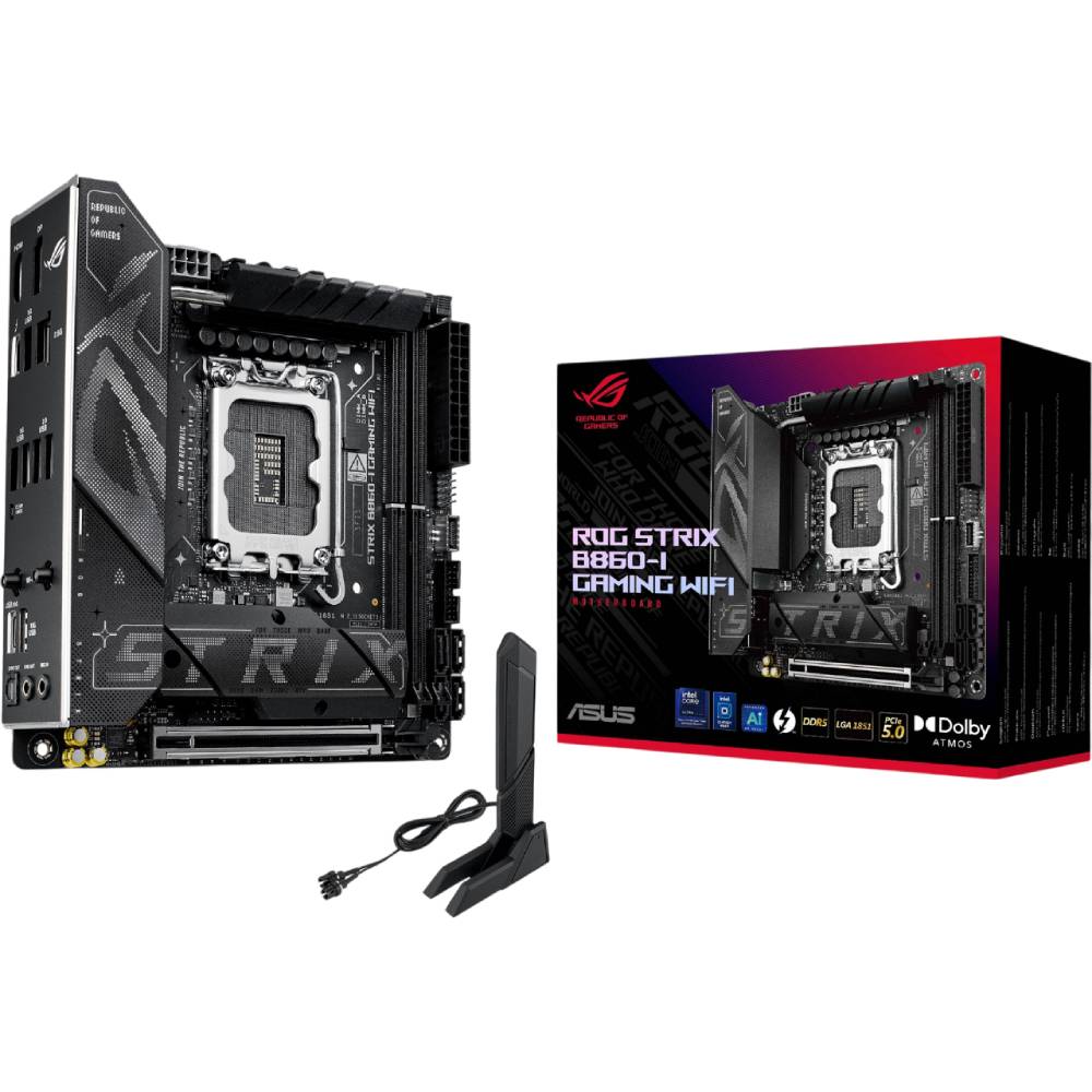 В Україні Материнська плата ASUS ROG STRIX B860-I GAMING WIFI