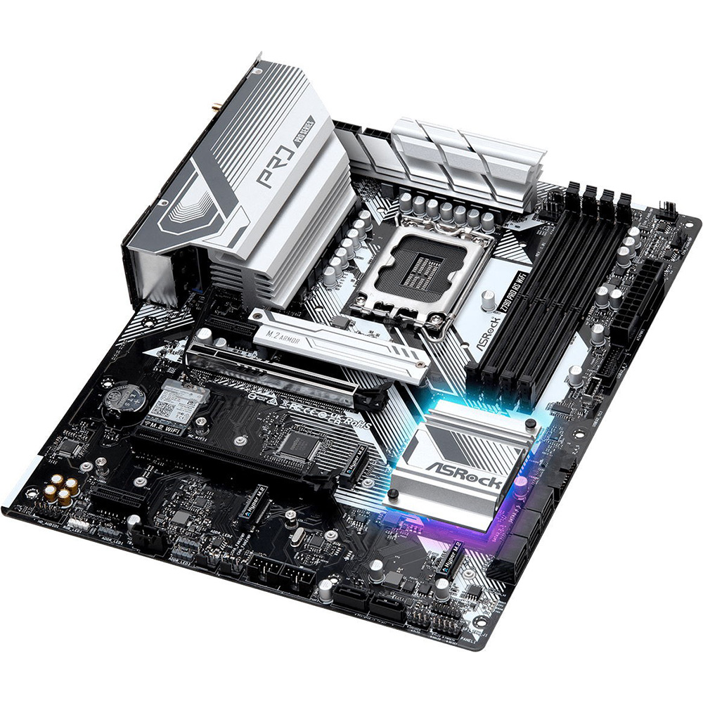 Материнська плата ASRock Z790 Pro RS WiFi Підтримувані процесори 14th, 13th & 12th-е поколение Intel Core (LGA1700)