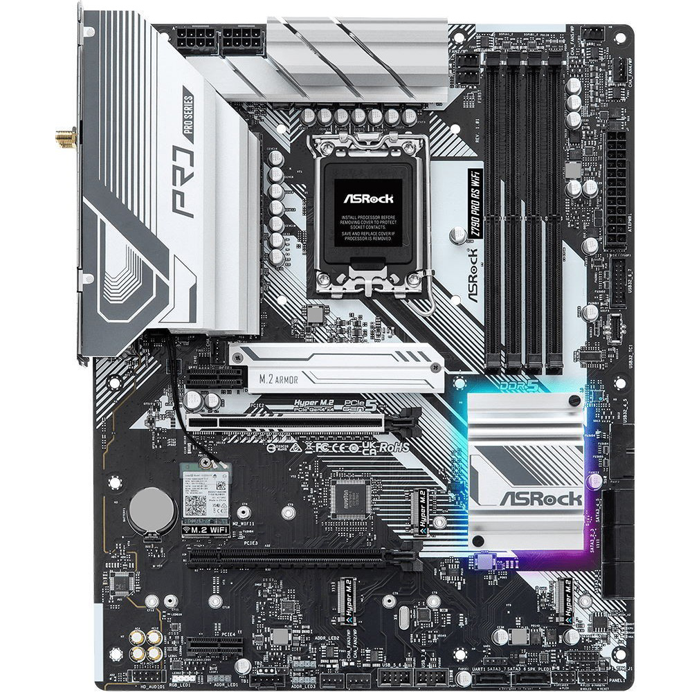 Материнська плата ASRock Z790 Pro RS WiFi Принзначення для настільного комп'ютера