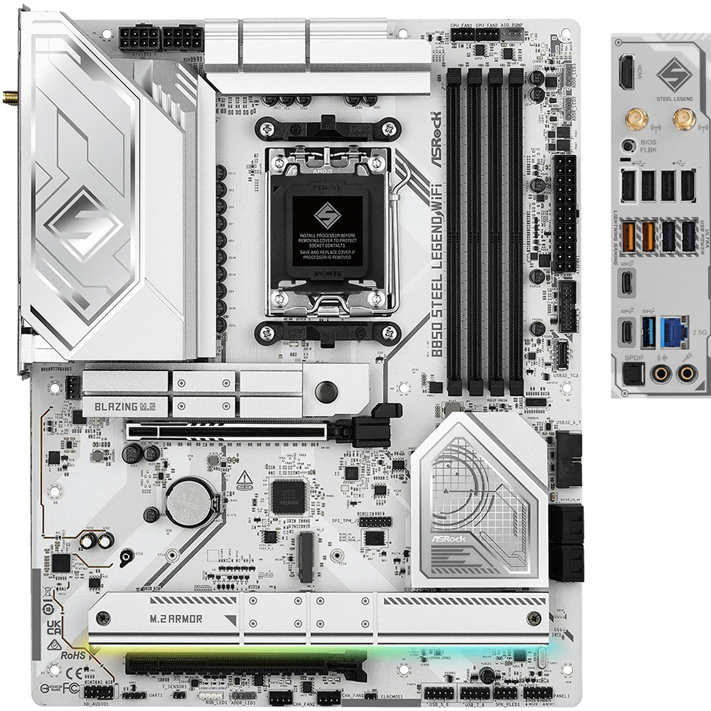 Материнська плата ASRock B850 Steel Legend WiFi