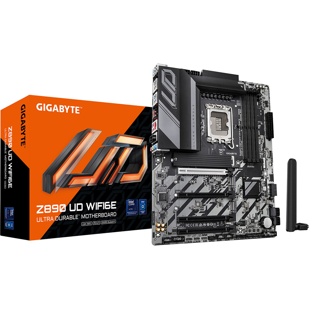 Материнська плата GIGABYTE Z890 UD WiFi6E Поддерживаемые процессоры Intel Core Ultra (Series 2)