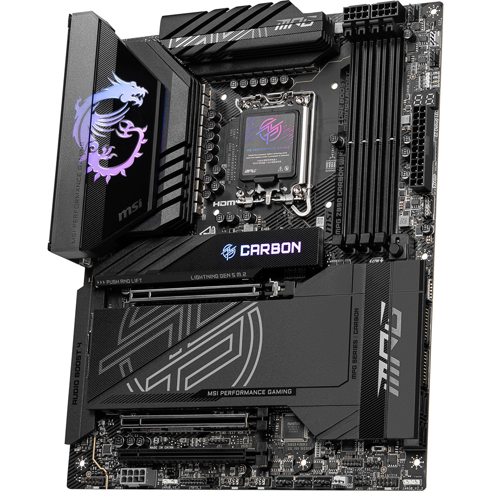 Материнська плата MSI MPG Z890 CARBON WIFI Роз'ємів на задній панелі USB 4 Gen 2 x 2 Type-C 2
