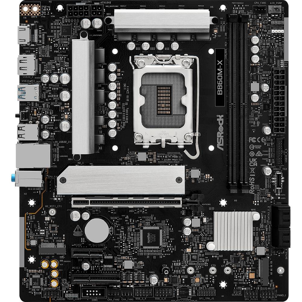 Материнcкая плата ASROCK B860M-X mATX Сокет Intel 1851