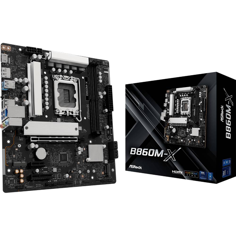 Внешний вид Материнcкая плата ASROCK B860M-X mATX