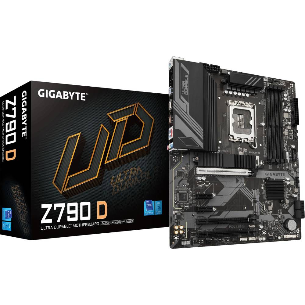 Материнcкая плата GIGABYTE s1700 ATX (Z790 D) Слоты под оперативную память 4 х DDR5