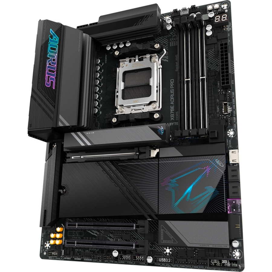 Материнская плата GIGABYTE X870E AORUS PRO Назначение для настольного компьютера