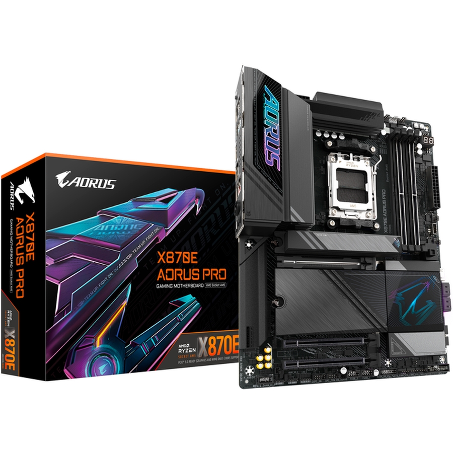 Материнская плата GIGABYTE X870E AORUS PRO Поддерживаемые процессоры AMD Ryzen 9000/8000/7000 серии