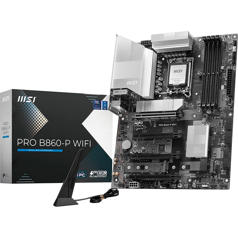 Материнcкая плата MSI PRO B860-P WIFI (911-7E41-001) Разъемов на задней панели USB 4 Gen 3 x 2 Type-C  1