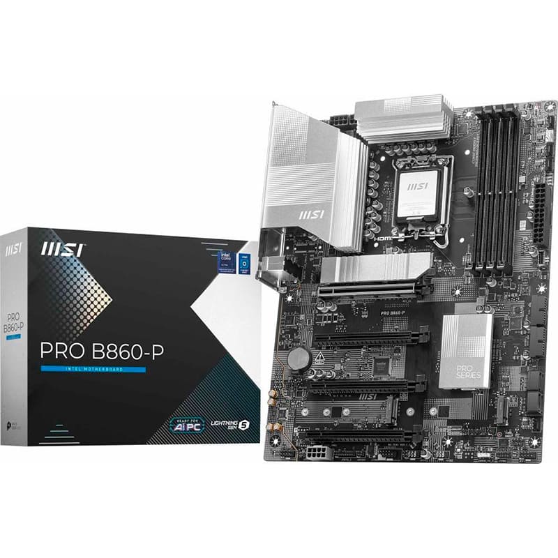 Материнська плата MSI PRO B860-P (911-7E41-002) Роз'ємів на задній панелі USB 4 Gen 3 x 2 Type-C  1