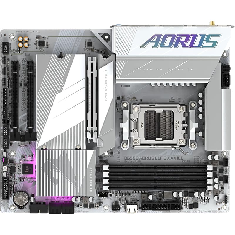 Материнська плата GIGABYTE B650E Aorus Elite X AX ICE Принзначення для настільного комп'ютера