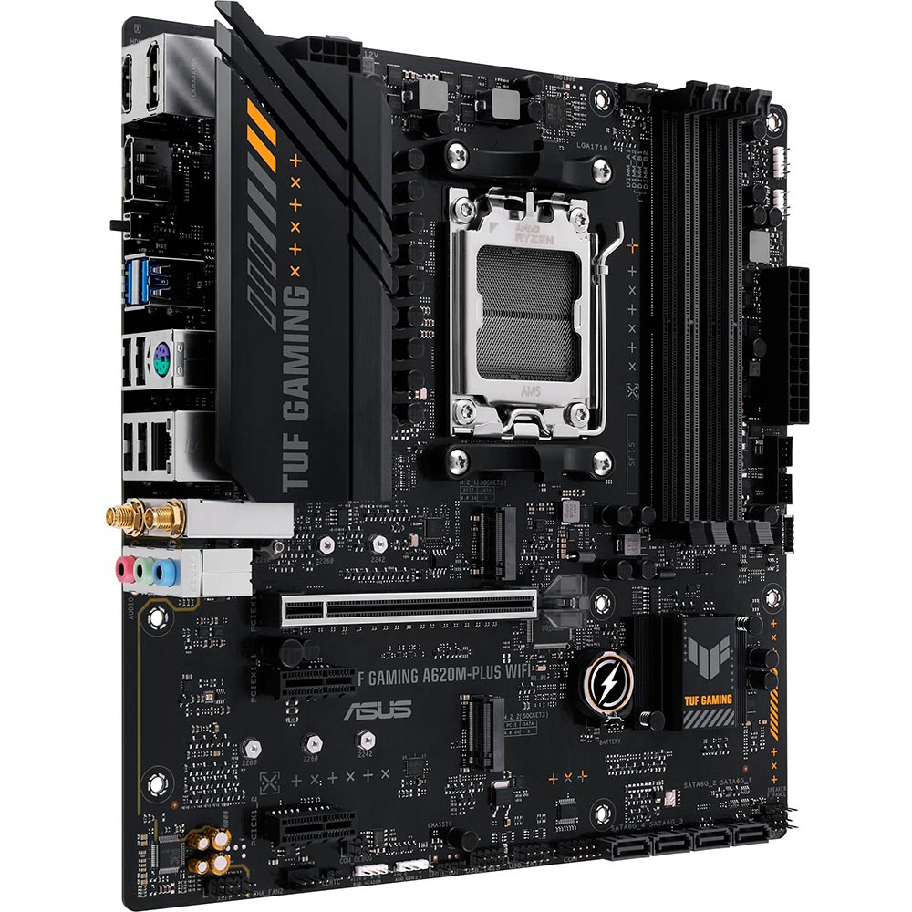 Материнська плата ASUS A620M-F Gaming Wi-Fi (90MB1KT0-M0EAY0) Сокет AMD AM5