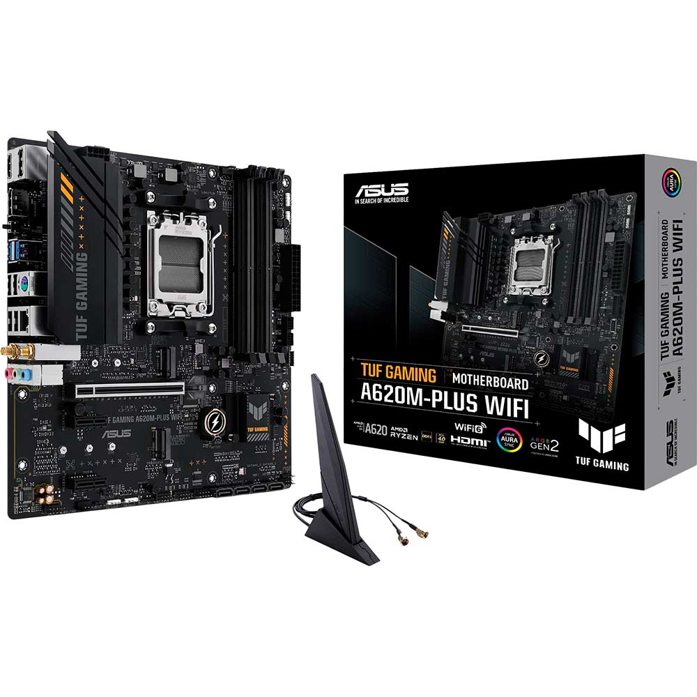 Материнська плата ASUS A620M-F Gaming Wi-Fi (90MB1KT0-M0EAY0) Підтримувані процесори AMD Socket AM5 for AMD Ryzen™ 9000 & 8000 & 7000 Series Desktop Processors