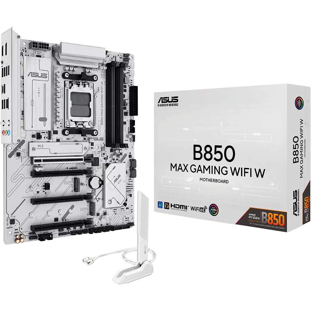 Заказать Материнская плата ASUS B850 MAX Gaming Wi-Fi White (90MB1M10-M0EAY0)