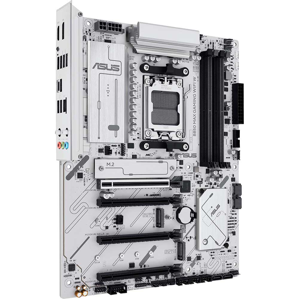 Материнская плата ASUS B850 MAX Gaming Wi-Fi White (90MB1M10-M0EAY0) Сокет AMD AM5