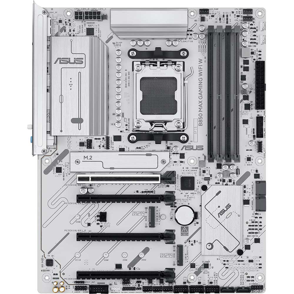 Материнская плата ASUS B850 MAX Gaming Wi-Fi White (90MB1M10-M0EAY0)