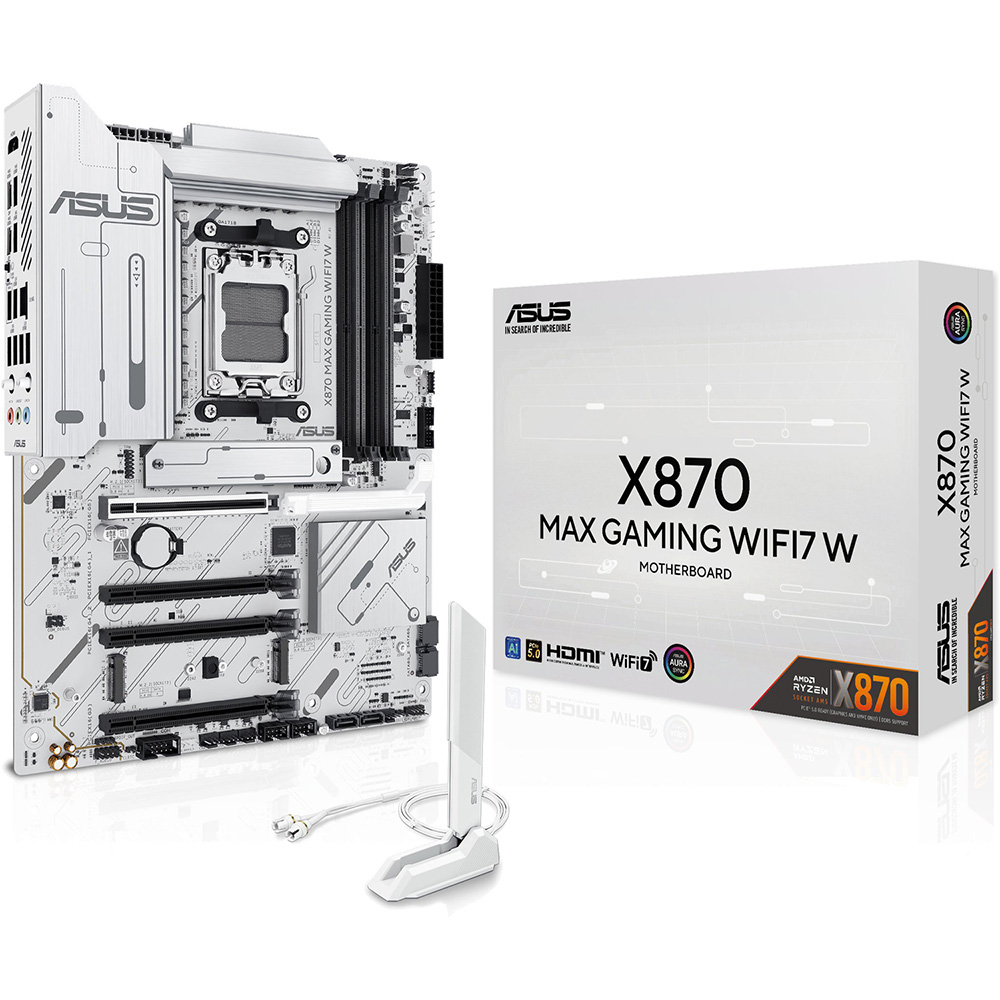 Зовнішній вигляд Материнська плата ASUS X870 Max Gaming WiFi7 (90MB1LZ0-M0EAY0)